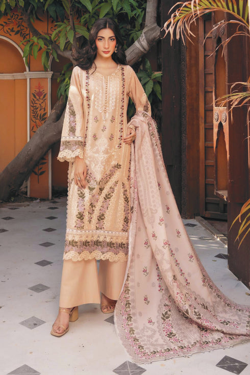 Munira Embroidered Lawn Suit MSL160- Pakistani Lawn Suits
