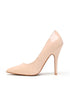 Nude Patent Pointed Toe Stiletto Heel Court Shoes – G-924