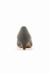 Women Round Toe Kitten Heel Shoes Grey Suede G-20