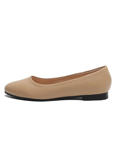 Women Ballet Casual Wear Every-Day Closed Toe Slip On Ballerina Flats Shoes