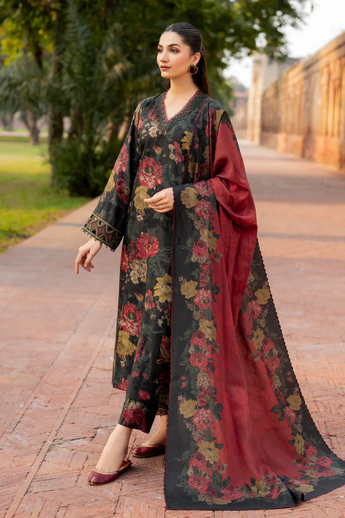 Baroque Embroidered viscose Suit UF-724
