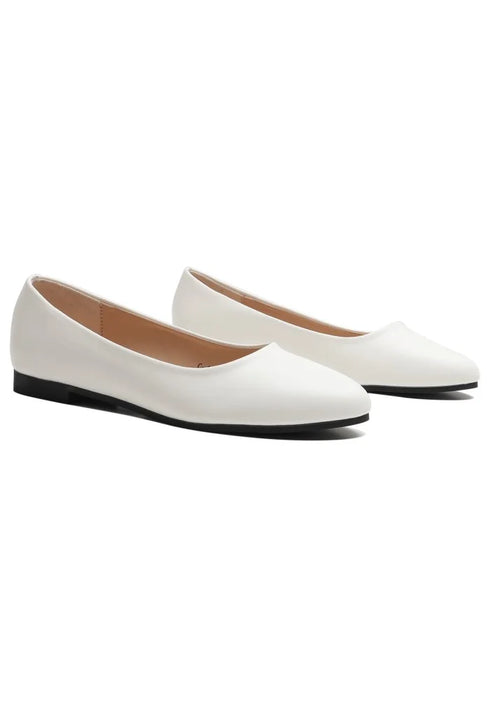 Women Ballet Casual Wear Every-Day Closed Toe Slip On Ballerina Flats Shoes