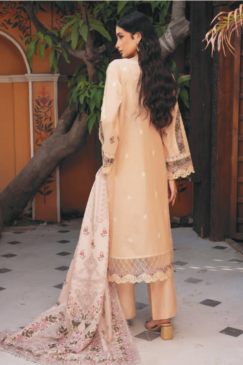 Munira Embroidered Lawn Suit MSL160- Pakistani Lawn Suits