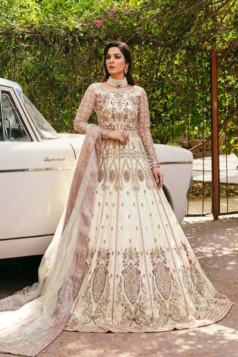Akbar Aslam Embroidered Net 3 Piece suit FAY
