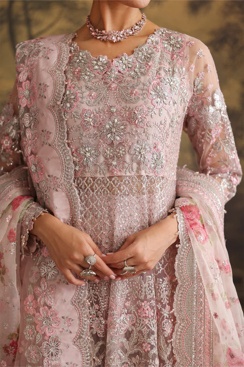 Baroque Embroidered Net Suit UF-4380