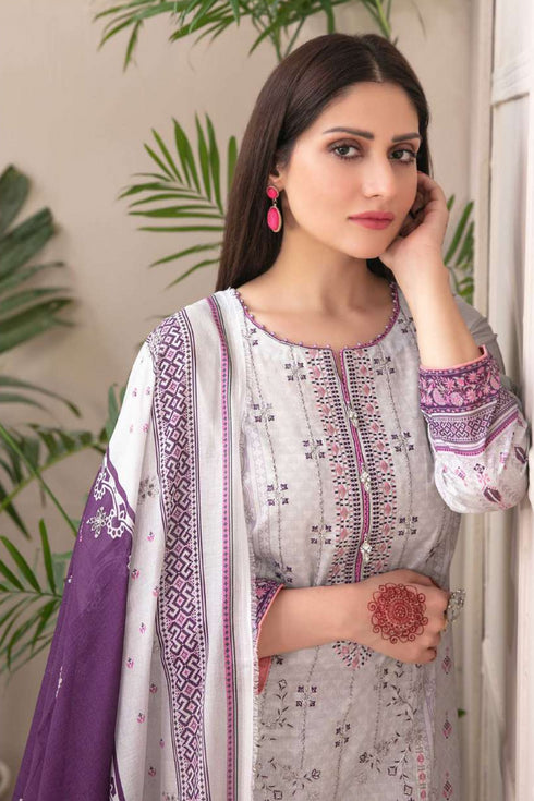 Tawakkal Embroidered Lawn 3 Piece Suit D-8875