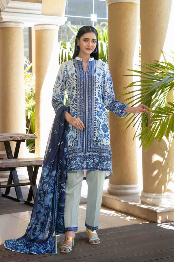Tawakkal Digital Printed Lawn Suit D-1500
