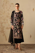 Barqoue Embroidered Velvet Suit UF-4312