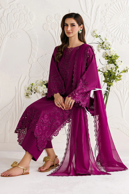 Iznik Embroidered Lawn suit UE-678