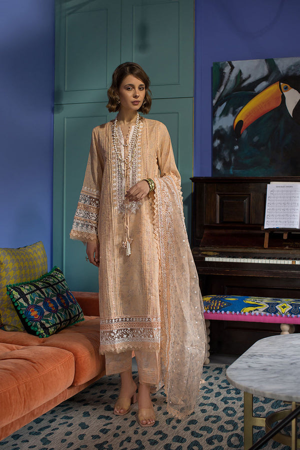 Sobia Nazir Embroidered Lawn 3 Piece suit DESIGN 1B