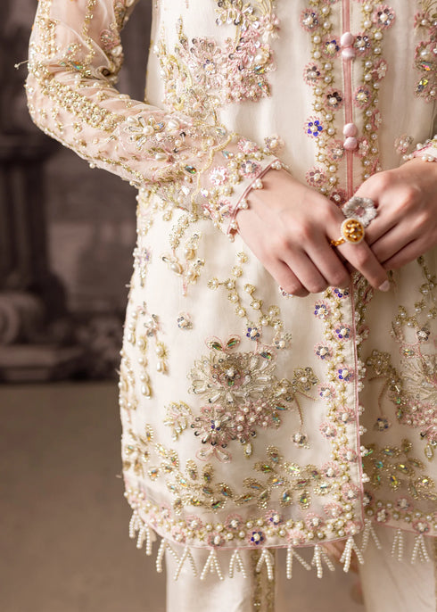 Maria Osama Khan Embroidered Organza Suit Zeest