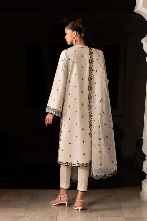 Zarif Embroidered Lawn Suit YARA