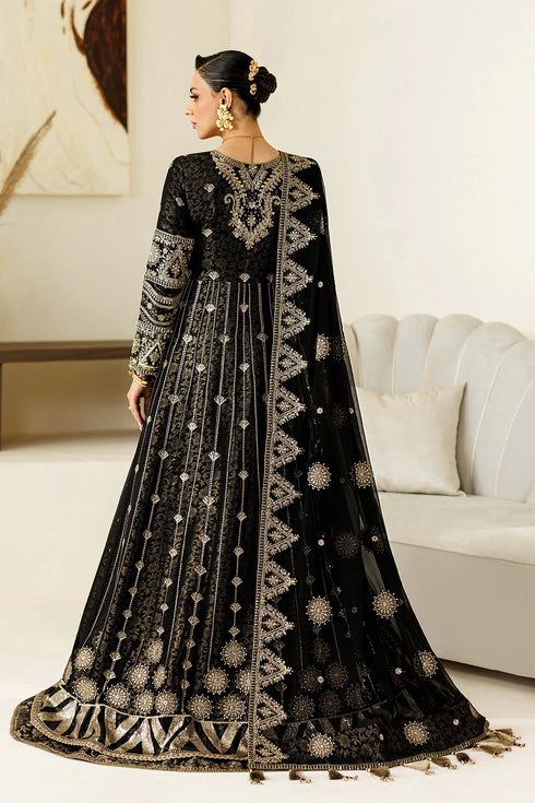 Alizeh Embroidered Chiffon Suit AF-BHM-4073-Blanc