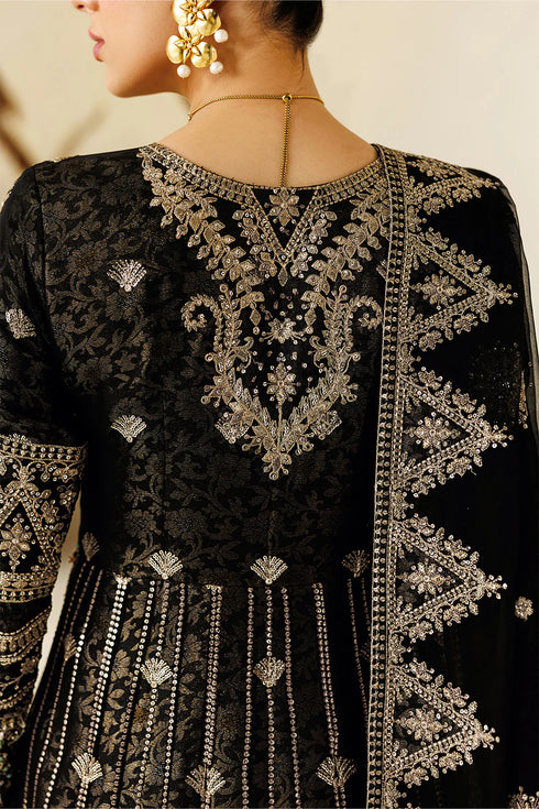 Alizeh Embroidered Chiffon Suit AF-BHM-4073-Blanc