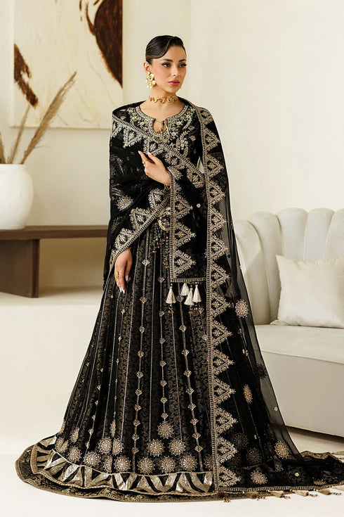 Alizeh Embroidered Chiffon Suit AF-BHM-4073-Blanc