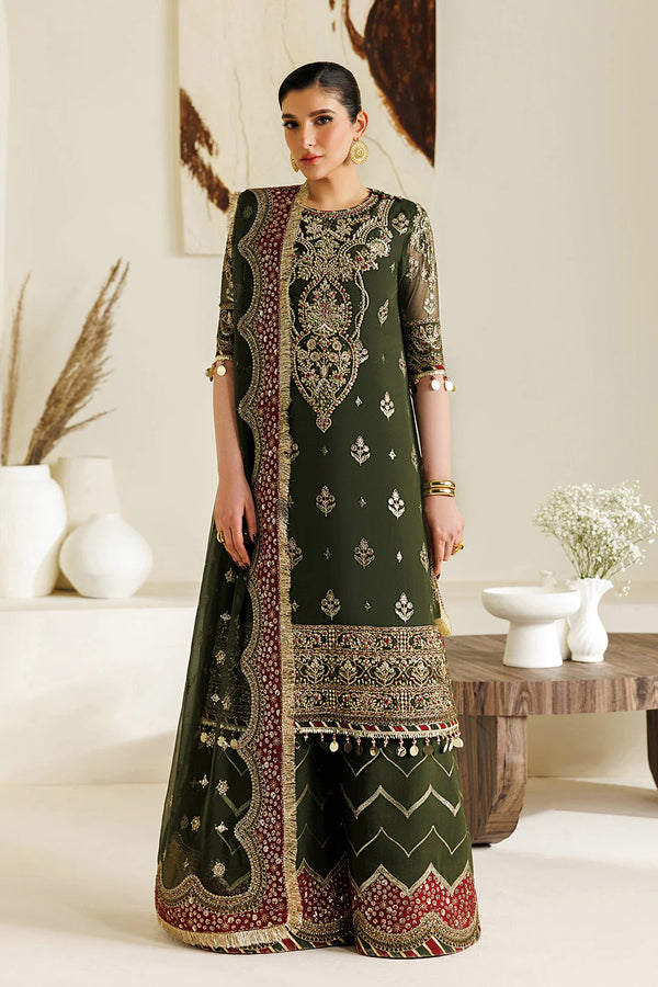 Alizeh Embroidered Chiffon Suit AF-BHM-4075-Hyan