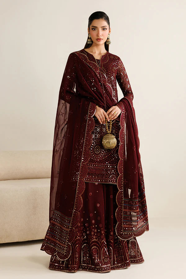 Jazmin Embroidered Chiffon Suit UC-3126