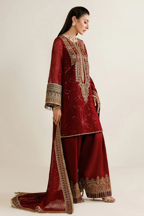 Jazmin Embroidered Chiffon Suit UC-3124