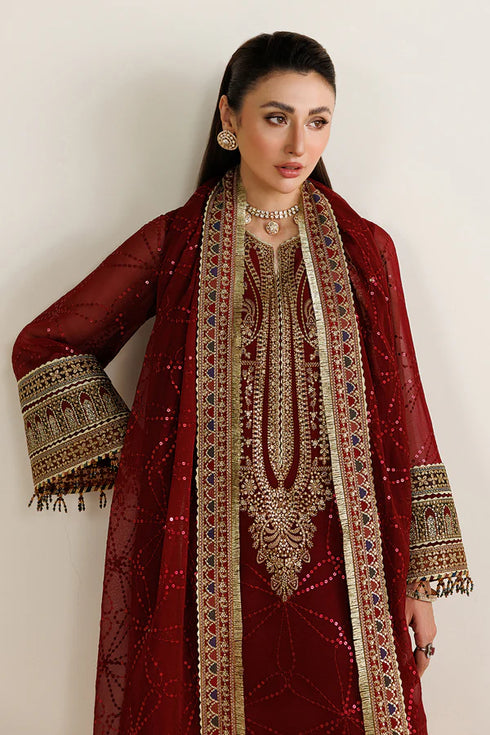 Jazmin Embroidered Chiffon Suit UC-3124
