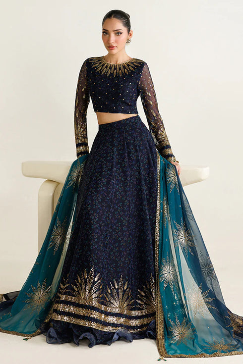 Jazmin Embroidered Chiffon Suit UC-3103