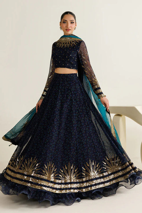 Jazmin Embroidered Chiffon Suit UC-3103