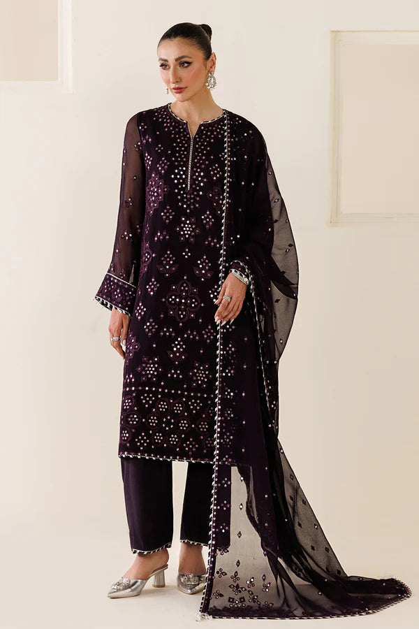 Jazmin Embroidered Chiffon Suit UC-3123