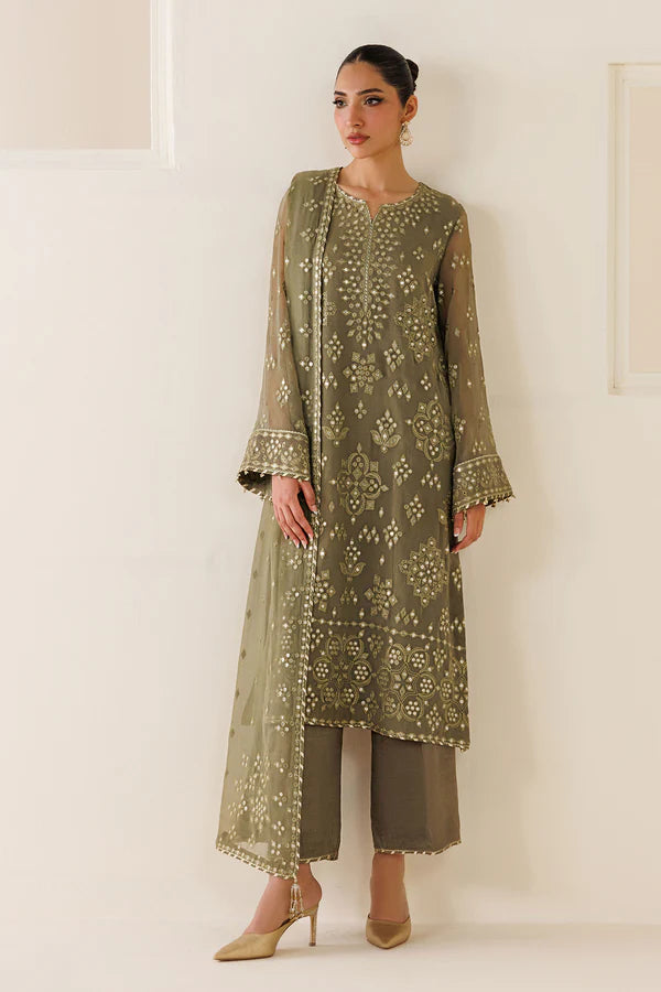 Jazmin Embroidered Chiffon Suit UC-3122