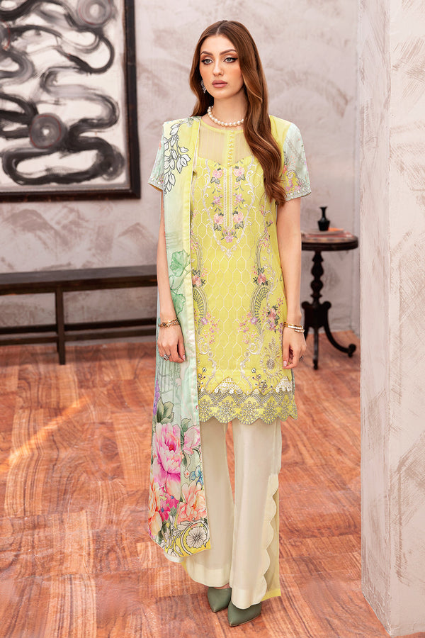 Ramsha Embroidered Lawn 3 Piece suit L-907