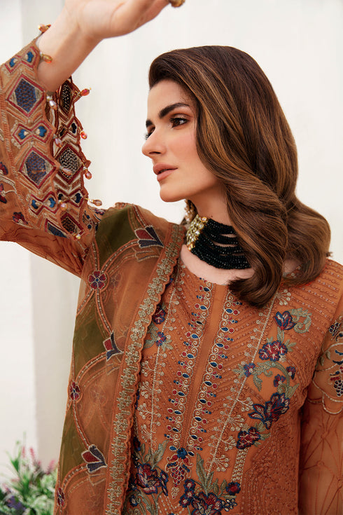 Ramsha Embroided Chiffon 3 Piece suit F-2407