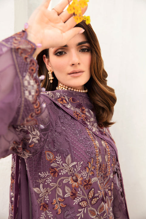 Ramsha Embroided Chiffon 3 Piece suit F-2404