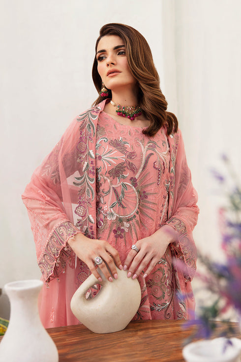 Ramsha Embroided Chiffon 3 Piece suit F-2411