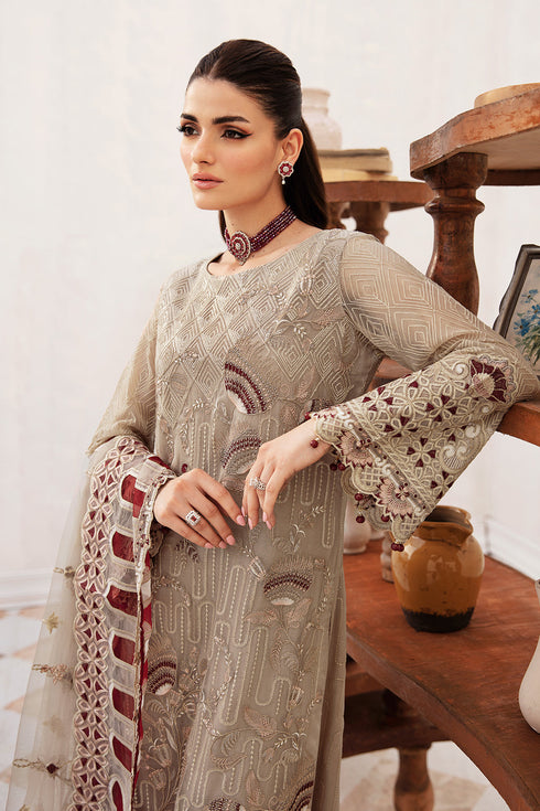 Ramsha Embroided Chiffon 3 Piece suit F-2405