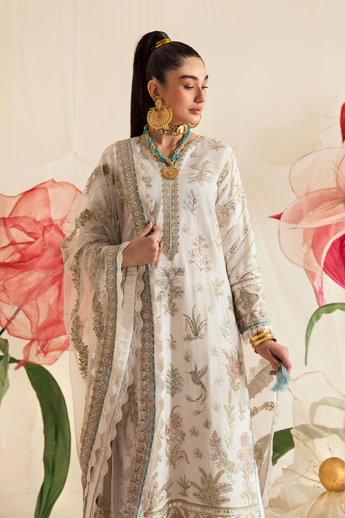 Ayzel Embroidered SILK 3 Piece suit Victoire