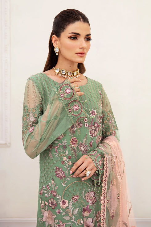 Ramsha Embroided Chiffon 3 Piece suit F-2406