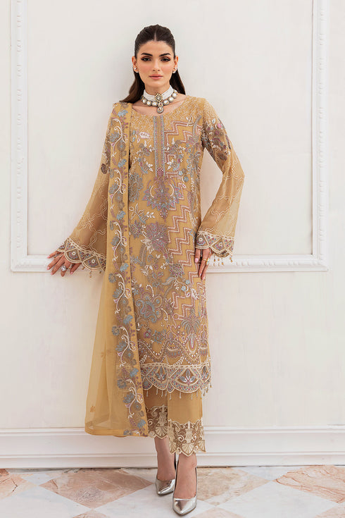 Ramsha Embroided Chiffon 3 Piece suit F-2402