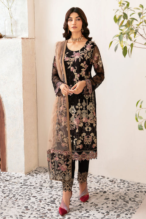 Ramsha Chiffon 3 Piece suit D-1204