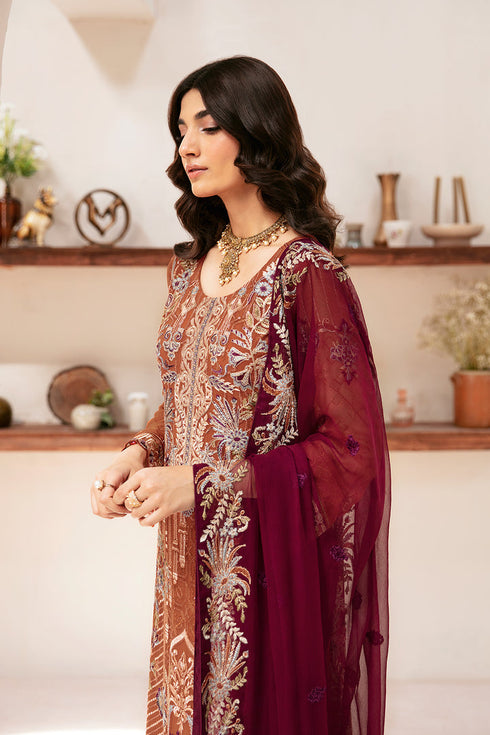 Ramsha Chiffon 3 Piece suit D-1209