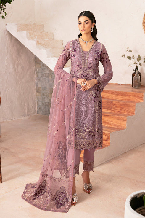 Ramsha Chiffon 3 Piece suit D-1208