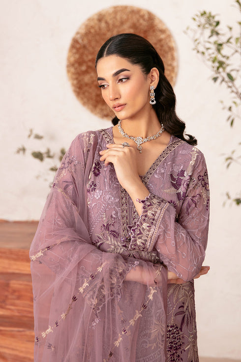 Ramsha Chiffon 3 Piece suit D-1208