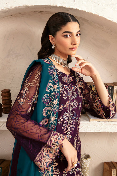 Ramsha Chiffon 3 Piece suit D-1211