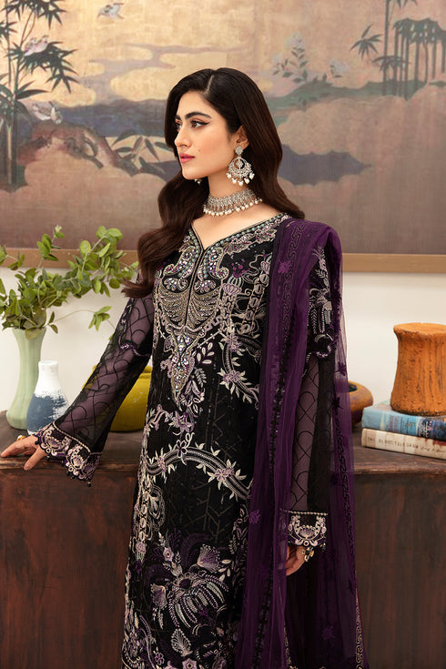 Ramsha Embroided Organza 3 Piece suit M-1006