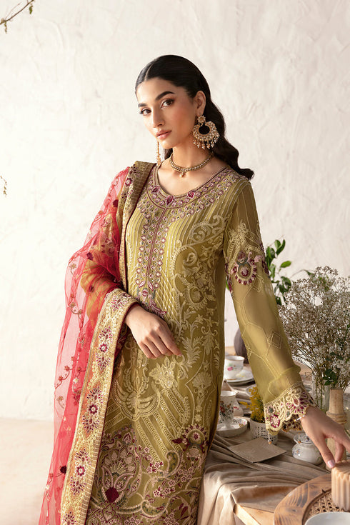 Ramsha Chiffon 3 Piece suit D-1203