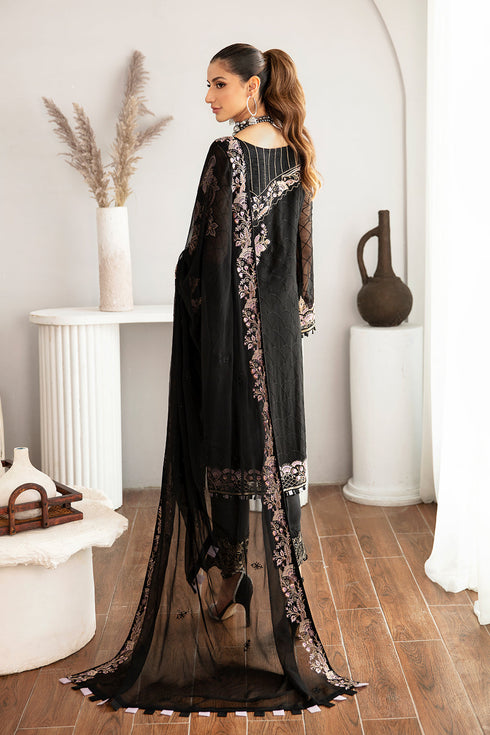 Ramsha Embroided Chiffon 3 Piece suit D-1106