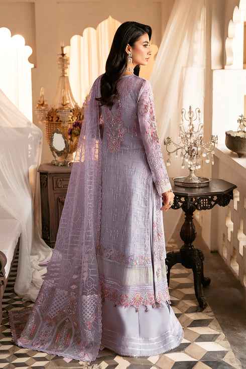Ramsha Embroidered Organza 3 Piece suit H-305