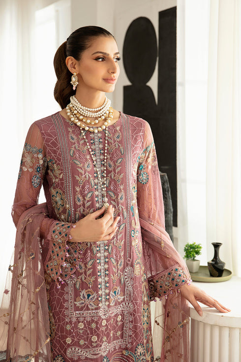 Ramsha Embroided Chiffon 3 Piece suit D-1102