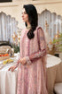Ramsha Embroidered Net 3 Piece suit H-307