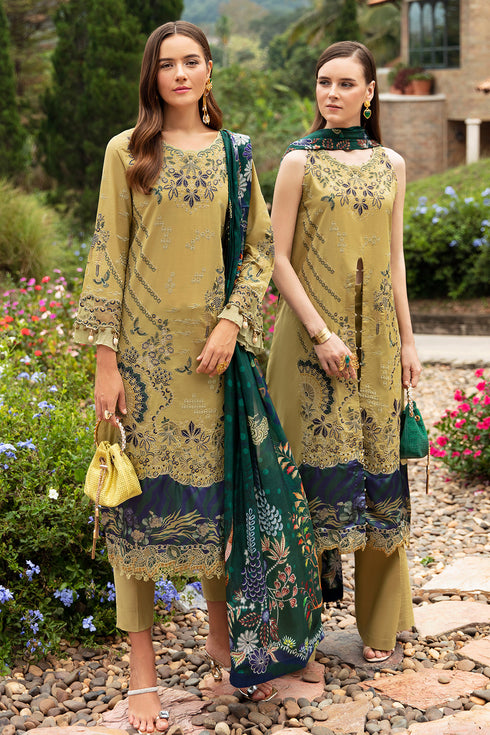 Ramsha Embroidered Lawn 3 Piece suit Z-804