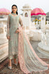 Ramsha Embroidered Net 3 Piece suit H-302