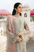 Ramsha Embroidered Net 3 Piece suit H-302