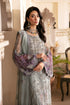 Ramsha Embroidered Net 3 Piece suit H-301